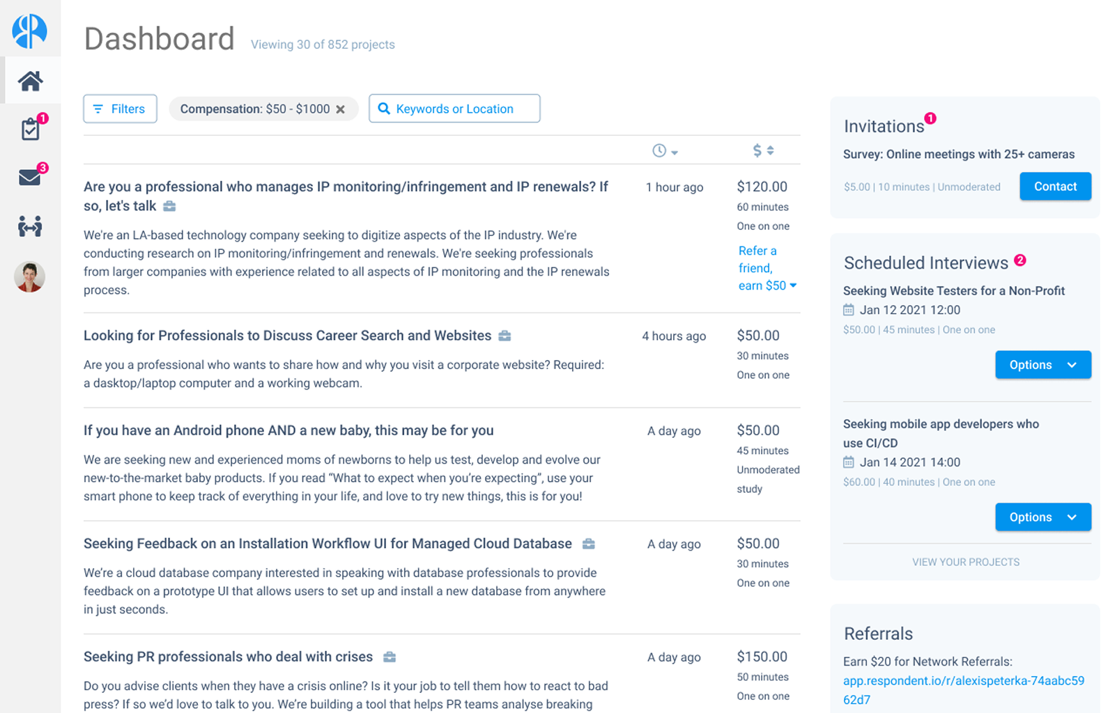 Leveraging data to improve retention in a two-sided marketplace