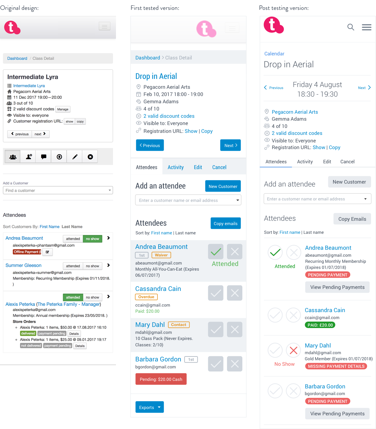 stages of design iteration